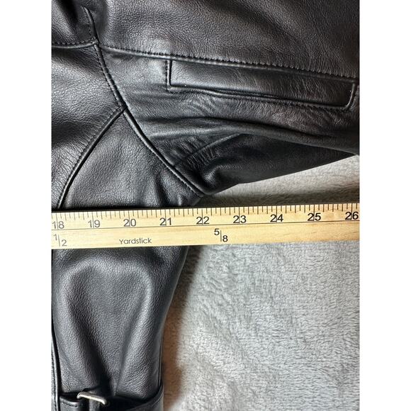 Joe Rocket Women’s Leather Motorcycle Jacket – Size XL – Heavy Duty Cruiser - Picture 12 of 14